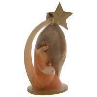 Ste Famille + Etoile 16 Cm Couleur