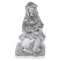 Statue 9 Cm Vierge Et Enfant Argent-Or