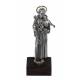 Statue 9 cm - St Antoine 9 cm - Métal Agté - Base Bois