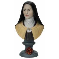 Borstbeeld H Theresia 20 cm gekleurd 