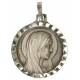 Médaille Vierge - 18 mm - Métal Argenté