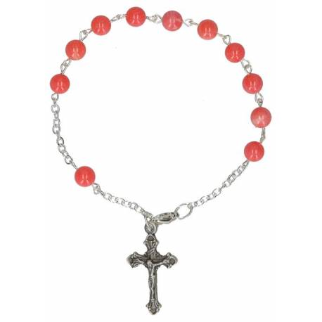 Bracelet-dizainier - corail rose