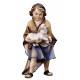 Enfant avec mouton : crèche de Noël en bois Ulrich 15 cm