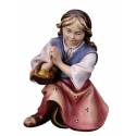 Enfant/priant : crèche de Noël en bois Ulrich 15 cm
