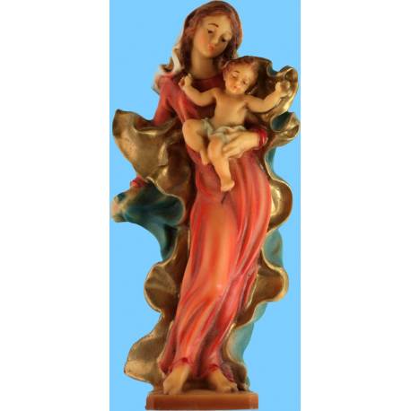 Statue 16 Cm Vierge + Enfant
