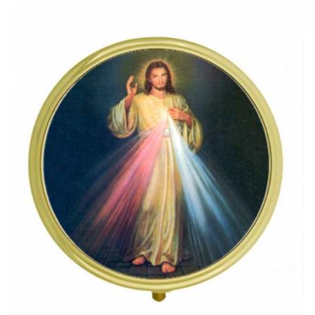 Boîte à Pilules - Christ Miséricordieux - Diam 5 cm