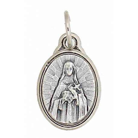 Médaille OV 16 mm - Ste Thérèse - Métal Agté