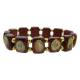 Armband/elastiek - hout - verschillende heiligen 