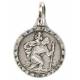 Médaille St Christophe - 14 mm - Métal Argenté