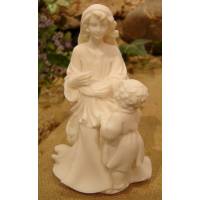 Statue 15 Cm - Vierge et Enfant - Blanc