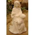 Beeld 15 Cm - Maria met Kind - Wit 