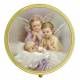 Pillendoosje - Twee Engelen + Kind - Diam 6 cm 