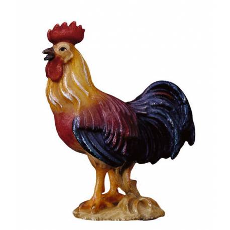 Coq : crèche de Noël en bois Ulrich 15 cm