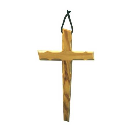 Croix Murale - 17 cm - Bois d'Olivier