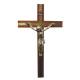 Kruisbeeld - 17 cm - Hout/Metaal 