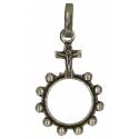 Medaille-Tientje - 20X12 mm - Verzilverd 