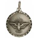 Medaille H Geest - 16 mm - Metaal Verzilverd 