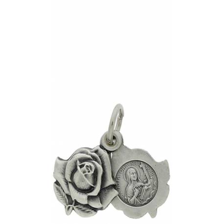 Medaille H Rita/H Antonius - 13 mm - Met Verzilverd 