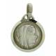 Medaille 11 Mm Vierge Ronde Alpacca