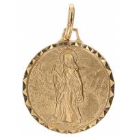 Médaille N.D. de La Route - 16 mm - Métal Doré