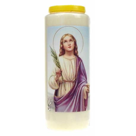 Noveenkaars / wit / H Lucia 