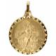 Medaille Scapulier - 18 mm - Metaal Verguld 
