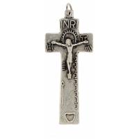 Kruisje - 50 X 23 mm - Metaal Verzilverd 