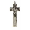 Croix - 50 X 23 mm - Métal Argenté