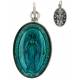 Medaille 21 Mm Wonderbare Email Blauw - Engelse Tekst 