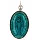 Médaille 21 mm Ov - Miraculeuse - Email Bleu - Texte Anglais