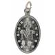 Médaille 21 mm Ov - Miraculeuse - Email Bleu - Texte Anglais