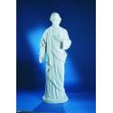 St Joseph 185 Cm - "Marbre" Blanc