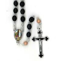 Rozenkrans Hout / Zwart Lourdes 