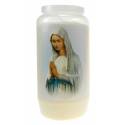 Luminaire 6J / blanc / Vierge priante