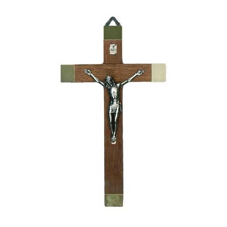 Kruisbeeld - 20 cm - Hout Lichtbruin 