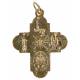 Croix Plurisaints - 26 mm - Métal doré