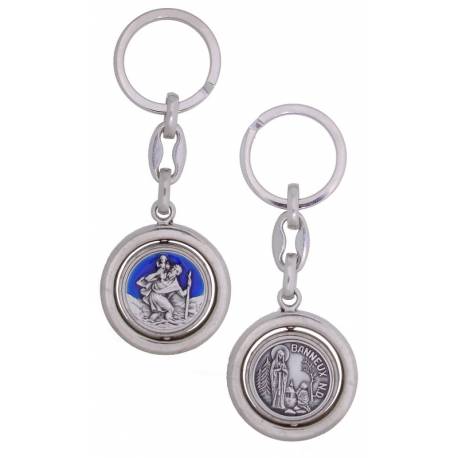Porte-Clefs Tournant - St Christophe / Appar. Banneux