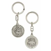 Sleutelhanger - H Kristoffel / Sois Prudent - 30 mm 