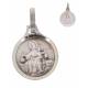 Medaille Scapulier - 12 mm - Metaal Verzilverd 
