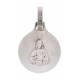 Medaille Scapulier - 12 mm - Metaal Verzilverd 