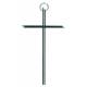 Croix Murale - 14 cm - Métal Nickelé