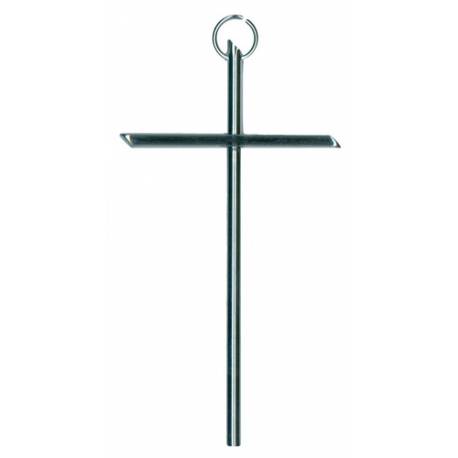 Kruisbeeld - 14 cm - Metaal vernikkeld 