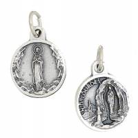 Médaille 15 mm - Vierge / Appar. Lourdes