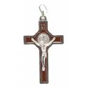 Croix St Benoît - 50 mm - Marron