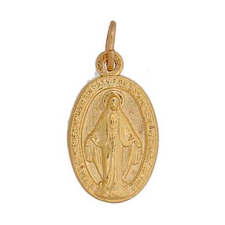 Medaille 17 mm Ov - Wonderbare - Verguld 