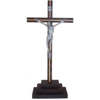 Croix sur Base - 23 X 11 cm - Bois