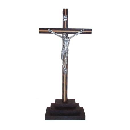 Croix sur Base - 23 X 11 cm - Bois