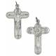 Croix Double Face 32 Mm Metal Nickele