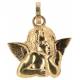 Medaille Engel - 18X15 mm - Met Verguld 