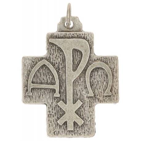 Kruisje 26 X 23 Mm Pax Metaal Verzilverd 